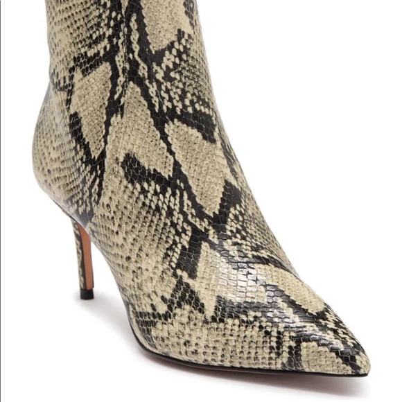 Schutz Bette snakeskin embossed booties - Picture 2 of 4